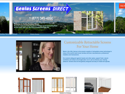 web page design portfolio image